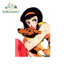 EARLFAMILY 13cm x 9.2cm for Cowboy Bebop Car Stickers Anime Snowboard Motorcycle Helmet VAN Motorcycle Waterproof Fine Decal 2024 - buy cheap