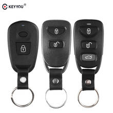 KEYYOU-carcasa para llave de coche, carcasa para mando a distancia, 2/3/4 botones, Kia Carens, Tucson, Elantra, Santa FE, Fob, 2 + 1/3 + 1 botones, 15 Uds. 2024 - compra barato