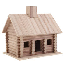 Casa de mesa de madera grande para pájaros, alimentador de aves y casa de alimentación, nido de caja de madera 2024 - compra barato