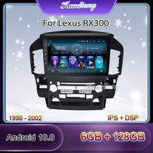 Автомобильное радио Kaudiony 9 дюймов Android 10,0, автомобильное радио для Lexus RX300, автомобильный Dvd, мультимедийный плеер, Автомобильная GPS-навигация, 4G, стерео 1998-2002 2024 - купить недорого