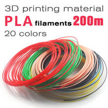 Filamento pla para bolígrafo 3d, 1,75mm, 20 colores, plástico abs, impresión 3d 2024 - compra barato