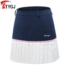 Verão das mulheres de golfe vestido de saia curta anti-luz shorts calças senhoras plissado roupas de golfe secagem rápida saias esportivas d0814 2024 - compre barato