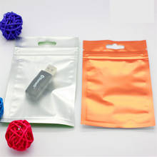 Bolsas planas translúcidas para pendurar, material laranja ou translúcido, fechamento em plástico, 100x13cm 2024 - compre barato