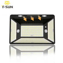 T-SUN 316 LED Solar Light Outdoors Solar Wall Light PIR Motion Sensor Garden Light Waterproof Security Solar Powered Sunlight 2024 - buy cheap