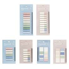60/120/200 Sheets PET Planner Stickers Index Tabs Bookmark Sticky Notes School 2024 - buy cheap