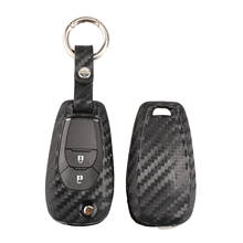 Bilchave Carbon Fiber Silicone Remote Car Key Case Cover Fob For Chevrolet Cruze Sonic Spark Trax Cases Accessories 2024 - buy cheap