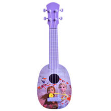 Disney-guitarra de frozen 2, instrumento Musical de princesa elsa, Juguete Musical para bebé, educación, regalos de cumpleaños 2024 - compra barato