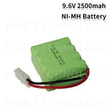 Paquete de batería recargable ni-mh de alta calidad, AA, 9,6 V, 1800mAh, 1 unids/lote, Envío Gratis 2024 - compra barato