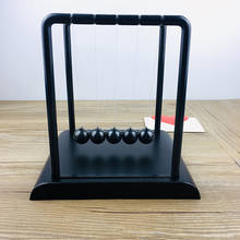 Pêndulo preto newton, decoração criativa de mesa brinquedo de berço para presente 2024 - compre barato