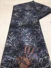 Африканская кружевная ткань J-188684 вышитые Нигерии ювелирные изделия из бисера, состоящий из выпуклых кружевных элементов. Высокое качество французское Тюлевое кружево ткань для Для женщин 2024 - купить недорого