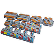 Conector de cable compacto para cableado, bloque de terminales con palanca de 0,08-2.5 mm2 PQ-212 218 PQ-213 3, PQ-215 de PQ-222, SPL-2, 5 unidades 2024 - compra barato