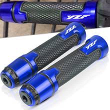 Manoplas para guidão de motocicleta yamaha, punho para guidão de motocicleta yzf r1 r3 r6 r25 tamanhos retrovisores 1998-2019 2017 2024 - compre barato