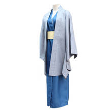 Disfraz de Anime GINTAMA Katsura Kotarou, conjunto completo de Kimono, uniforme para Halloween 2024 - compra barato