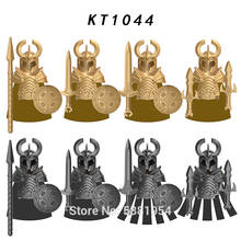 Koruit cavaleiro medieval asgard soldado armas figuras de ação acessórios capacetes armadura blocos construção brinquedos para crianças kt1044 2024 - compre barato