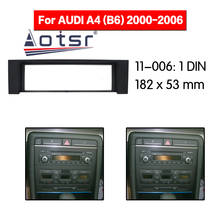 Car Radio frame Audio Fascia For AUDI A4 (B6) 2000 - 2006 Car Stereo Radio Fascia Panel Installation Adapter DVD player Frame 2024 - buy cheap