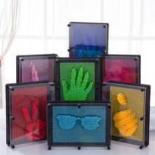 Детская забавная 3D игрушка, модель «сделай сам», пластиковая антистрессовая клон, сканер отпечатков пальцев, игла для слизи, ручная форма, детские развивающие игрушки 2024 - купить недорого