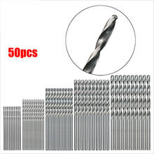 50pcs Titanium Coated Drill Bits Set HSS High Speed Steel Drill Bit Set Tool Hand Tools Set  0.5-2mm/1-3mm 2024 - buy cheap