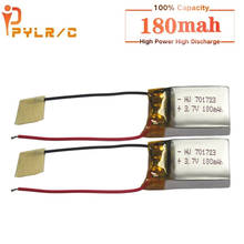 2pcs 3.7V 180mAh 20c Lipo battery For Syma S107G S109G S111G Remote Control Airplane beauty six-axis aircraft X900 X901 701723 2024 - buy cheap