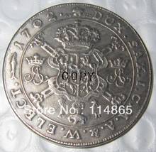 Polónia: talar augustus ii-1702-rex polonia cópia-réplica moedas medalha moedas comemorativas 2024 - compre barato