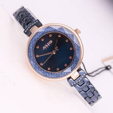 Julius-Reloj de mujer de 4 colores con diamantes de imitación, elegante reloj de moda, pulsera de acero inoxidable, caja de regalo para niña 2024 - compra barato