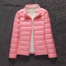 2021 Warm Duck Down Jacket Female Clothing Ultra Light Thin Spring/Autumn Feather Jacket Women's Overcoat Coats Parkas Clothes 2024 - buy cheap