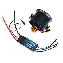 Hélice de controle remoto, 70mm12, com motor sem escova, 60a, 80a, esc para avião rc, modelo de drone, peças sobressalentes 2024 - compre barato