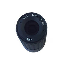 Lente de segurança ip 1/2, 5 polegadas, 4mm, 3mp, lente cctv fixa, íris, infravermelho, montagem cs, para segurança, 1080p, câmera ip, lente 4mm, lente de 78 graus 2024 - compre barato