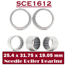 Rodamiento SCE1612 de 25,4x31,75x19,05mm, rodamientos de agujas de copa dibujada, rodamiento SCE 1612, B1612, BA1612Z, 5 uds. 2024 - compra barato