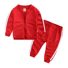 2020 Spring Autumn Fashion Baby Girl Clothes Sport Cotton Long Sleeve Zipper Jacket+Pants 2pcs Bebes Tracksuit Baby Boy Clothing 2024 - buy cheap
