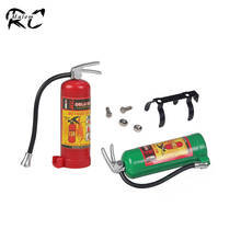 1/10 escala plástico extintor de incêndio com base de montagem adesivo para rc carro rock crawler axial scx10 90046 traxxas trx4 TRX-6 d90 2024 - compre barato