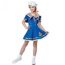 Carnival Girl Navy Sailor Uniform Costume British style Royal Stage Show Cosplay Halloween Party Fancy Dress 2024 - buy cheap