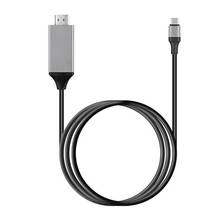 Tipo-C USB-C a HDMI Compatible con HDTV 4K Cable para Samsung para Galaxy Note 8 9 S10 + Plus + 2024 - compra barato
