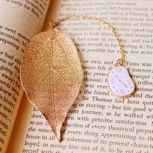 1PC Fashion Cute Leaves Pendant Clock Rabbit Bookmark Students Stationery School Office Supply Gift New 2024 - buy cheap