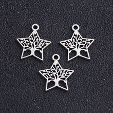 16pcs 21*23mm Antique   Metal Zinc Alloy Pentagram Tree Charms Fit Jewelry Pendant Charms Makings 2024 - buy cheap
