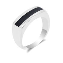 Turkish Women Ring 925 Sterling Silver Black Enamel Thai Silver Ring For Women Handcrafted Female Ring Fine Jewelry Gift Size6-9 2024 - buy cheap
