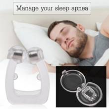 4 pcs Silicone Magnetic Anti Snoring Nose Breathing Device Case For Sleeping Stopper With Nose Apnea Snore Antisnoring clip Z4L0 2024 - buy cheap