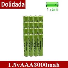 AAA 3000mAh 1.5V Brand Battery Alkaline AAA rechargeable battery for Remote Control Toy light Batery 2024 - buy cheap