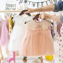 New Children Summer Girls Cotton Cute Mesh Stitching Bottoming Sleeveless Sweet Princess Dress 2024 - buy cheap