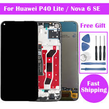 6.4" Original For HUAWEI P40 Lite LCD Display Nova 6 SE Touch Screen Replacement For Huawei P40 Lite Screen Digitizer Assembly 2024 - buy cheap