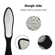 Double-Side Foot Rasp File Dead Skin Callus Remover Pedicure Grinding Scrub Tool 2024 - купить недорого