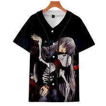 3D Anime Black Butler Kuroshitsuji Short Sleeve Baseball T Shirt Women Men Harajuku Streetwear Hip Hop Baseball Uniform Jersey 2024 - buy cheap