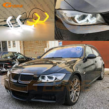For BMW 3 Series E90 E91 2005-2012 Xenon Headlight Super Bright led 3D Hexagon Angel Eyes M4 Iconic Style crystal Day light 2024 - buy cheap