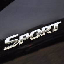 3D ABS хром логотип автомобиля Наклейка Спортивная эмблема значок дверь наклейка авто аксессуары для Toyota Highlander BMW HONDA VW Kia Стайлинг автомобиля 2024 - купить недорого