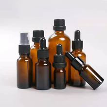 5pcs / brown screw-on glass dropper bottle drop bottle brown multi standard sealed drop bottle essential oil bottle 2024 - buy cheap