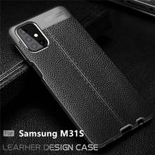 For Samsung Galaxy M31S Case For Samsung M31S Capas TPU Leather For Fundas Samsung A51 A71 Note 20 Ultra M51 M01S M21 M31S Cover 2024 - buy cheap
