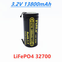 2021 de alta capacidade 3.2v 32700 13800mah lifepo4 bateria 13.8ah 50a descarga contínua máxima de alta potência da bateria + folhas de níquel 2024 - compre barato