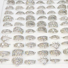 1 ud. Anillos de aleación de diamantes de imitación mezclados para mujer y niña, accesorios de joyería al por mayor 2024 - compra barato