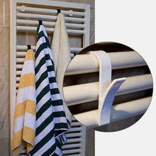 Heated Towel Radiator Rail Clothes Hanger Bath Hook Holder Percha Plegable Scarf Hanger White High Quallity 2024 - buy cheap