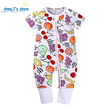 Baby Rompers toddler Overalls Newborn Girls Clothes Soft Cotton Pajamas Overalls short Sheeve Infant Clothing ppy526 2024 - buy cheap