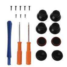 Joystick Analog Stick Module Arcade Thumbsticks Grip Gel Screwdrivers Tool Set Replacement Kits Black for Controller Repair Part 2024 - buy cheap